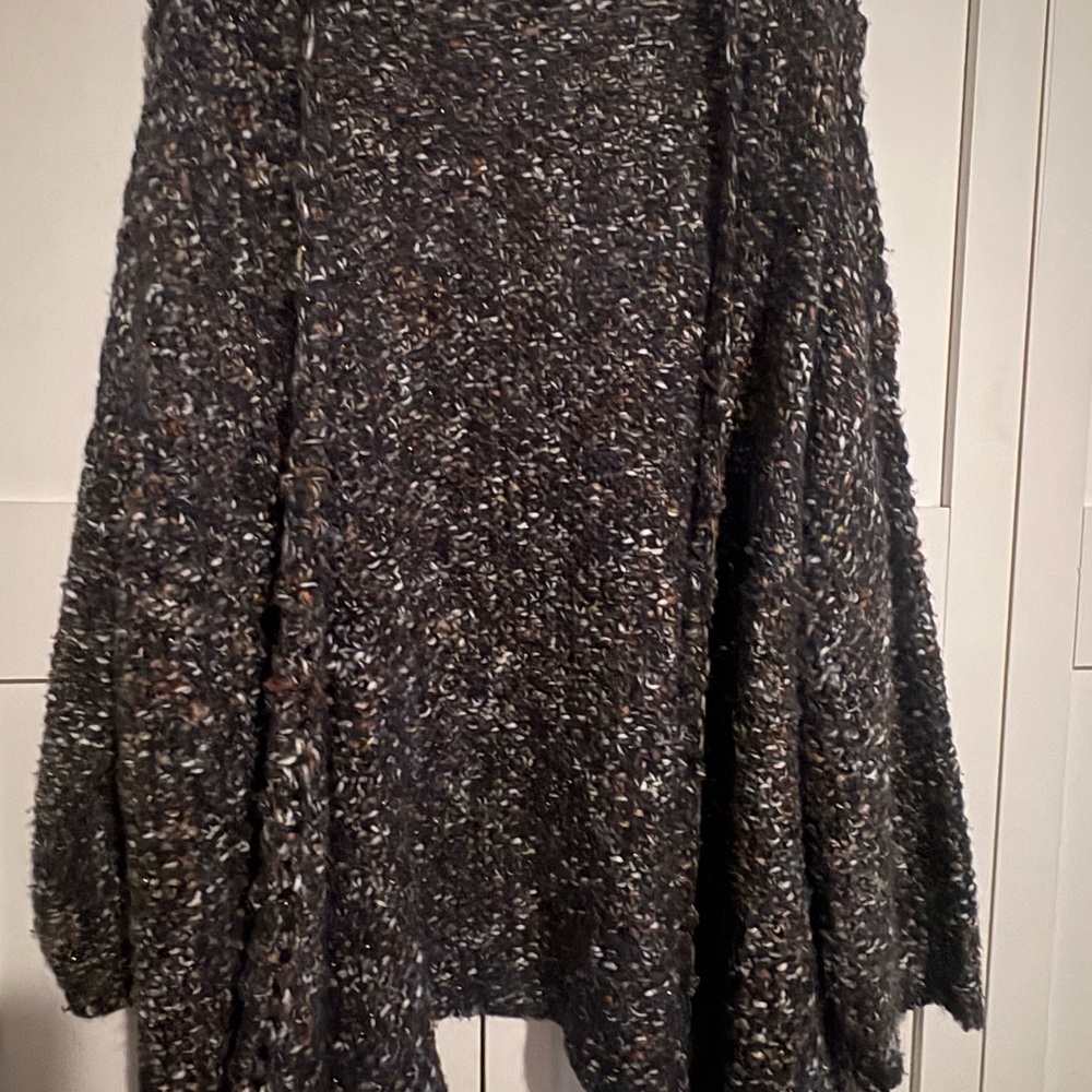 Maurices Black, Brown, Silver, & Gray Cardigan Sweater